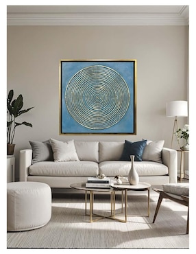 Pintura Resonancia Interna técnica mixta Lune Art Gallery 4 vistas