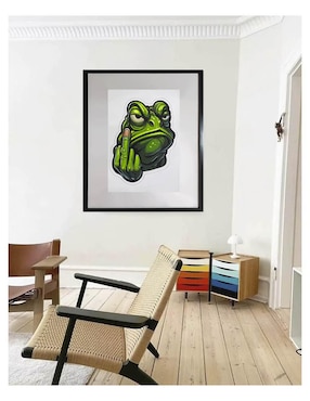 Pintura Croac técnica acrílico Lune Art Gallery Popanimal