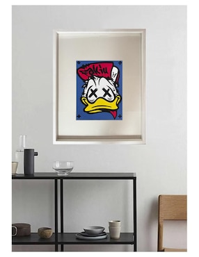 Pintura Fakiu técnica acrílico Lune Art Gallery Pop