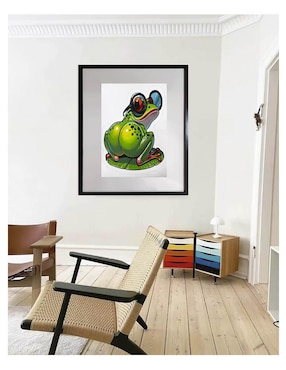 Pintura the big bottomed frog técnica acrílico Lune Art Gallery Pop