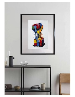 Pintura Cube técnica acrílico Lune Art Gallery Pop