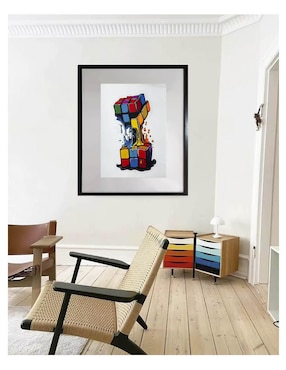 Pintura Cube técnica acrílico Lune Art Gallery Pop