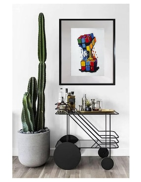 Pintura Cube técnica acrílico Lune Art Gallery Pop