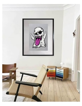 Pintura Ghost técnica acrílico Lune Art Gallery Halloween