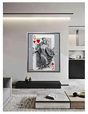 Pintura Queen técnica acrílico lune art gallery