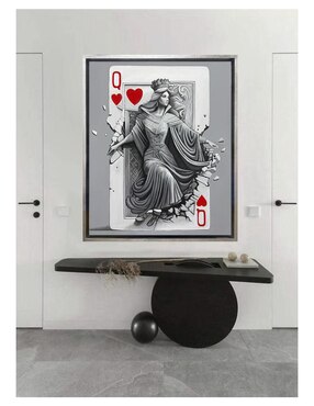 Pintura Queen técnica acrílico lune art gallery