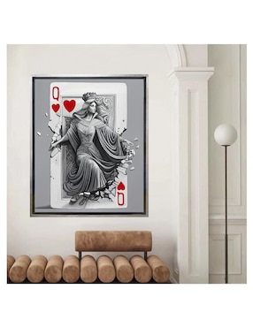 Pintura Queen técnica acrílico lune art gallery