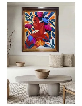 Pintura Fleur técnica acrílico Lune Art Gallery Rostros