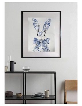 Pintura Conejito de Porcelana técnica acrílico Lune Art Gallery