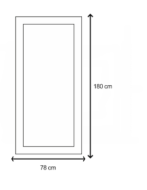 Espejo rectangular Carré