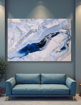 Cuadro decorativo Generica azul ártico