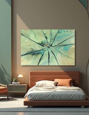 Cuadro decorativo Generica Abstracto Flor Jade
