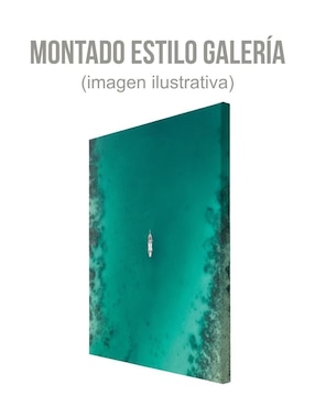 Cuadro decorativo Generica Paisaje Mar Caribe 20x30cm