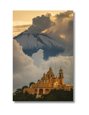 Cuadro decorativo Generica Paisaje Cholula 60x80cm