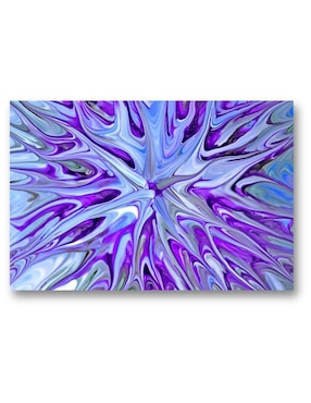 Cuadro decorativo Generica Abstracto violeta cromado
