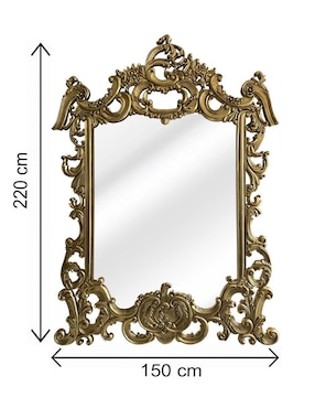 Espejo rectangular Lune Art Gallery Luxury