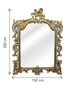 Espejo rectangular Lune Art Gallery Luxury