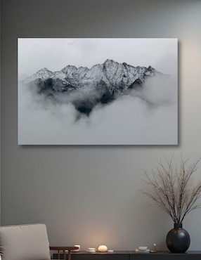 Cuadro decorativo Generica paisaje cima nevada