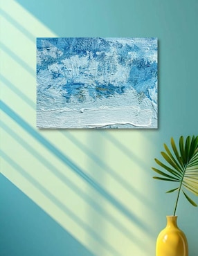 Cuadro decorativo Generica abstracto azul polar