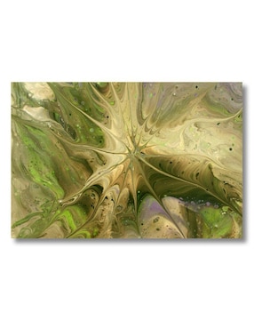 Cuadro decorativo Generica abstracto verde musgo