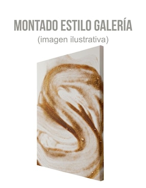 Cuadro decorativo Generica Abstracto Vórtice Ámbar