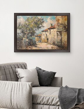 Cuadro decorativo Callejón Posterior técnica mixta Cuadros Jr