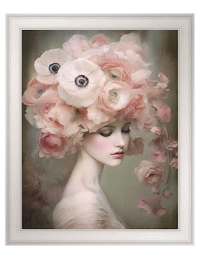 Cuadro decorativo Floral Rubor 9 de Riley B técnica mixta Cuadros Jr