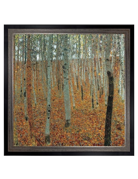 Cuadro decorativo Bosque de Hayas de Gustav Klimt técnica mixta Cuadros Jr