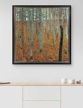 Cuadro decorativo Bosque de Hayas de Gustav Klimt técnica mixta Cuadros Jr