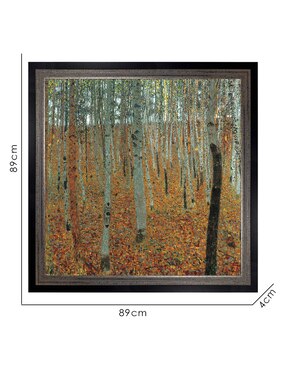 Cuadro decorativo Bosque de Hayas de Gustav Klimt técnica mixta Cuadros Jr