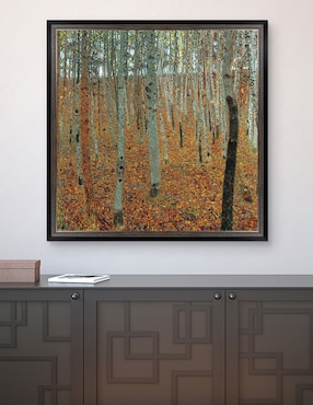 Cuadro decorativo Bosque de Hayas de Gustav Klimt técnica mixta Cuadros Jr