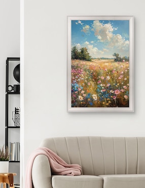 Cuadro decorativo Campo de Flores por Petals Prints Design técnica mixta Cuadros Jr