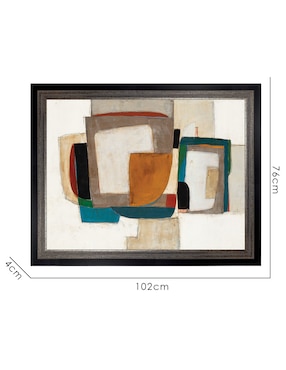 Cuadro decorativo Todo Debe Converger Ii por Kippi Leonard técnica mixta Cuadros Jr