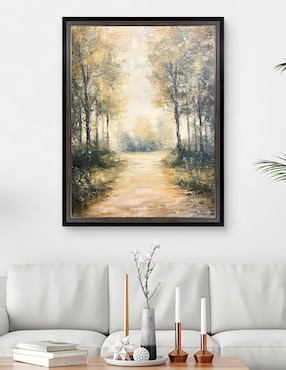 Cuadro decorativo Bosque de Ensueño técnica mixta Cuadros Jr
