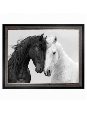 Cuadro decorativo Amor Equino por Annabelle Hall técnica mixta Cuadros Jr