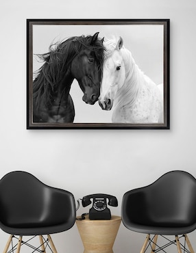 Cuadro decorativo Amor Equino por Annabelle Hall técnica mixta Cuadros Jr