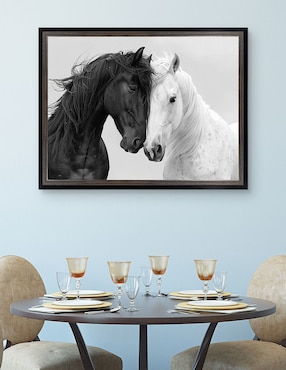 Cuadro decorativo Amor Equino por Annabelle Hall técnica mixta Cuadros Jr