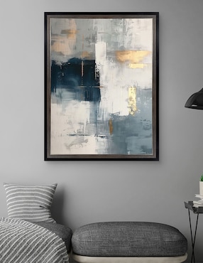 Cuadro decorativo Tocado por El Azul I por Annabelle Hall técnica mixta Cuadros Jr