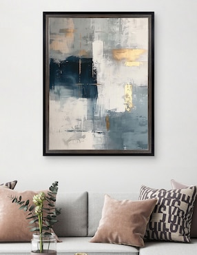 Cuadro decorativo Tocado por El Azul I por Annabelle Hall técnica mixta Cuadros Jr
