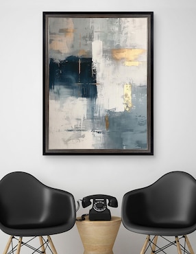 Cuadro decorativo Tocado por El Azul I por Annabelle Hall técnica mixta Cuadros Jr