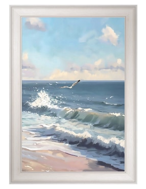 Cuadro decorativo Volando Sobre Las Olas por Petals Prints Design técnica mixta Cuadros Jr