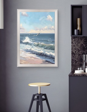 Cuadro decorativo Volando Sobre Las Olas por Petals Prints Design técnica mixta Cuadros Jr