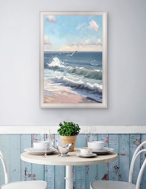 Cuadro decorativo Volando Sobre Las Olas por Petals Prints Design técnica mixta Cuadros Jr