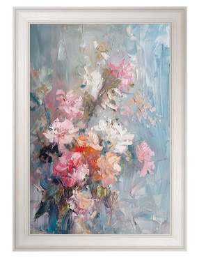 Cuadro decorativo Ramo Rosa Abstracto de Petals Prints Design técnica mixta Cuadros Jr