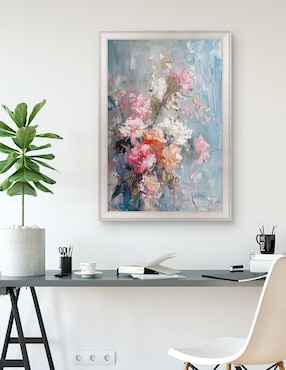 Cuadro decorativo Ramo Rosa Abstracto de Petals Prints Design técnica mixta Cuadros Jr