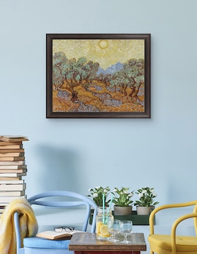 Cuadro decorativo Olivo de Vincent Van Gogh técnica mixta Cuadros Jr