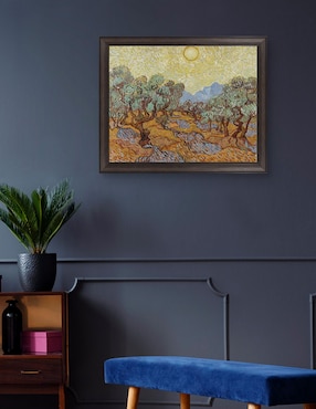 Cuadro decorativo Olivo de Vincent Van Gogh técnica mixta Cuadros Jr