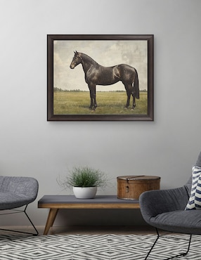 Cuadro decorativo Caballo Expreso por Petals Prints Design técnica mixta Cuadros Jr
