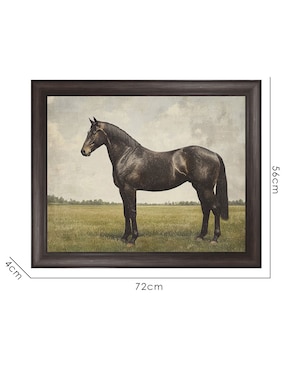Cuadro decorativo Caballo Expreso por Petals Prints Design técnica mixta Cuadros Jr