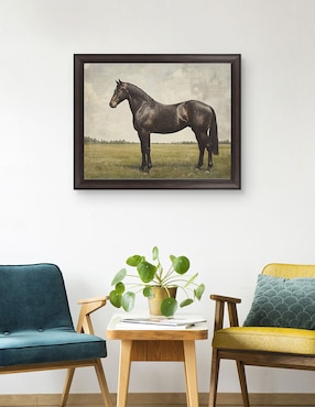 Cuadro decorativo Caballo Expreso por Petals Prints Design técnica mixta Cuadros Jr